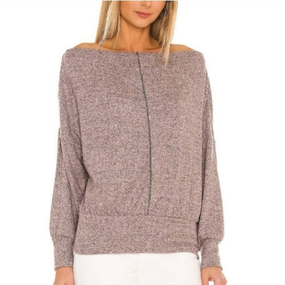 Lovers & Friends Off The Shoulder Lightweight Sweater
